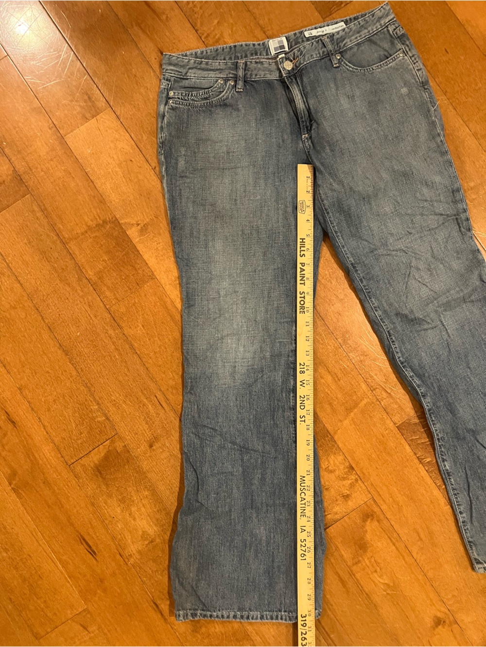 SALT Works Avenue A Low Rise Flare Denim Jeans 32 x 30 - Picture 5 of 5